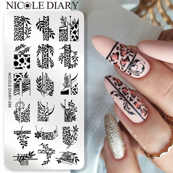 NICOLE DIARY - Blaszka do Stempli - ND-296 - PANTERKA