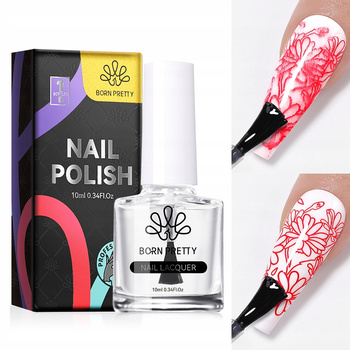 BORN PRETTY - TOP COAT do Lakierów do Stemplowania - 10ml - NIE ROZMAZUJE!