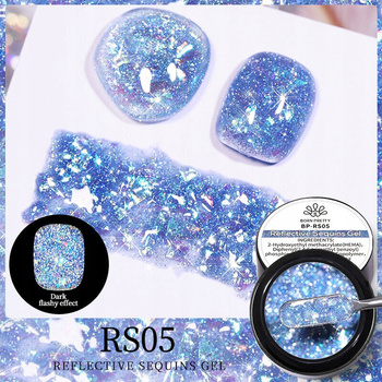 BORN PRETTY - Brokatowy Żel w słoiczku - REFLECTIVE / EFEKT FLASH - RS05