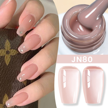 BORN PRETTY - Jelly Nude Gel Nail Polish - TRANSPARENTNY LAKIER UV - JN80