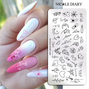 NICOLE DIARY - Blaszka do Stempli - ND-294 - WALENTYNKI