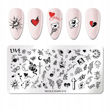 NICOLE DIARY - Blaszka do Stempli - ND-213 - HALLOWEEN