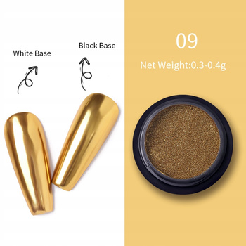 Pyłek do Paznokci - EFEKT LUSTRA / GLASS EFFECT / MIRROR - 09