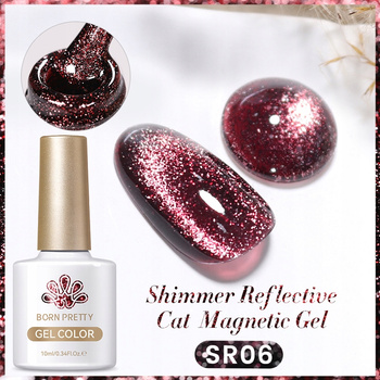 BORN PRETTY - Shimmer Reflective CAT EYE - LAKIER MAGNETYCZNY - SR06