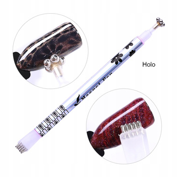 Cat Eye/Kocie Oko - Magnes do lakierów magnetycznych - LINIE / KWIATEK