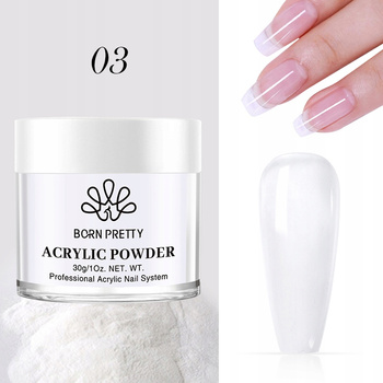 BORN PRETTY - PUDER PROSZEK AKRYLOWY DO PAZNOKCI AKRYL 30G - 03