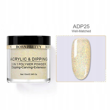 BORN PRETTY - PROSZEK DO MANICURE TYTANOWEGO / PROSZEK AKRYLOWY - ADP25