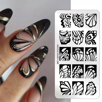 NICOLE DIARY - Blaszka do Stempli - ND-298 - MOTYL