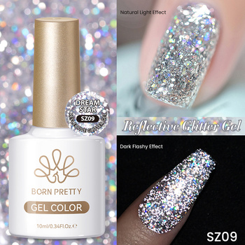 BORN PRETTY - LAKIER HYBRYDOWY Z EFEKTEM FLASH - SZ09