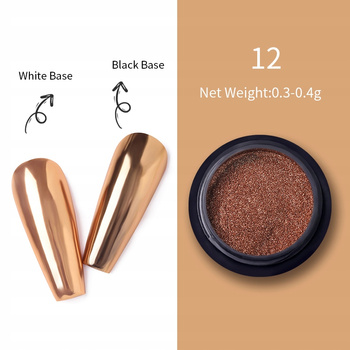 Pyłek do Paznokci - EFEKT LUSTRA / GLASS EFFECT / MIRROR - 12