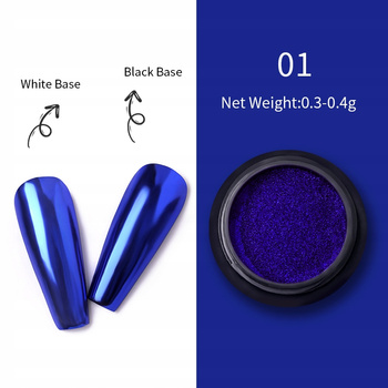 Pyłek do Paznokci - EFEKT LUSTRA / GLASS EFFECT / MIRROR - 01