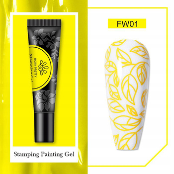 BORN PRETTY - HYBRYDOWA FARBKA DO STEMPLOWANIA PAZNOKCI - FW01