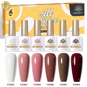BORN PRETTY - ZESTAW 6 SZTUK LAKIERÓW HYBRYDOWYCH - SET30 - JESIEŃ