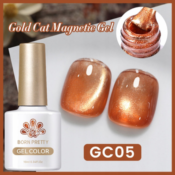 BORN PRETTY - Gold Cat Magnetic Gel - LAKIER MAGNETYCZNY - GC05