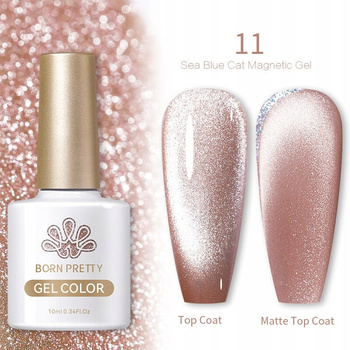 BORN PRETTY - Sea Blue Cat Eye - LAKIER MAGNETYCZNY / KOCIE OKO - 11