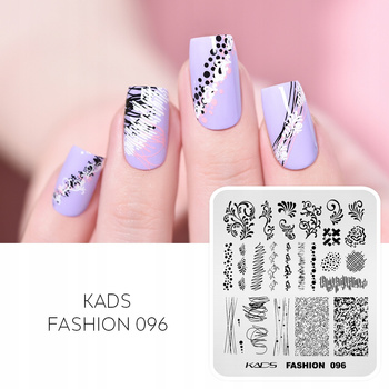 KADS - Blaszka do Stempli - FASHION 096 - ORNAMENTY