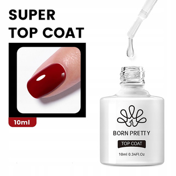 BORN PRETTY - Super Top Coat - TOP COAT HYBRYDOWY UV/LED - 10ml