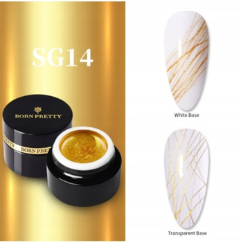 BORN PRETTY - Spider Gel UV/LED - PAJĘCZYNKA - GOLD / ZŁOTY